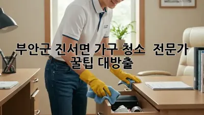 부안군 진서면 가구 청소 ✨ 전문가 꿀팁 대방출! 🏡